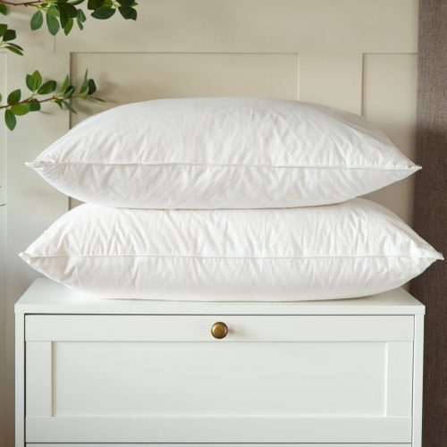 Hotel Milled Duck Feather Pillow Pair