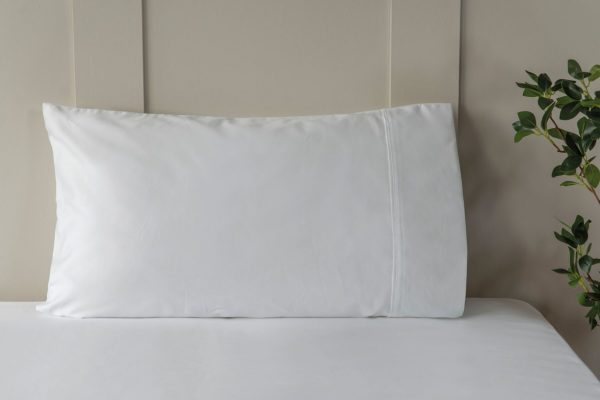 Pure Egyptian Cotton Sateen 600 Count Housewife Pillowcase